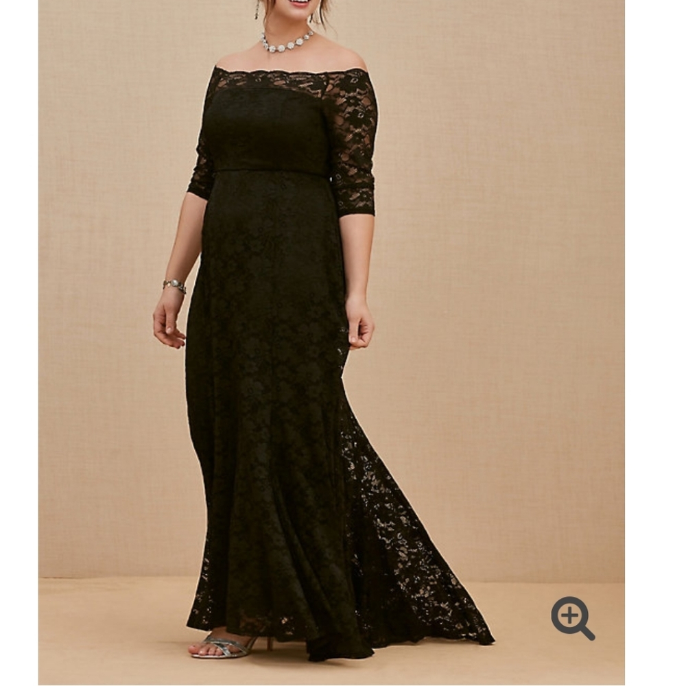 Torrid special occasion lace off shoulder